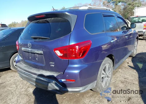 2018 Nissan Pathfinder Sv z USA, uszkodzony, nr VIN 5N1DR2MM1JC635319
